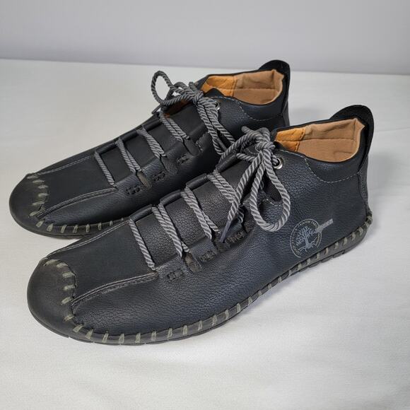Men Co Other - Mens Ankle Loafers EU Sz 46 Black Casual Driving Walking Leisure Cabincore